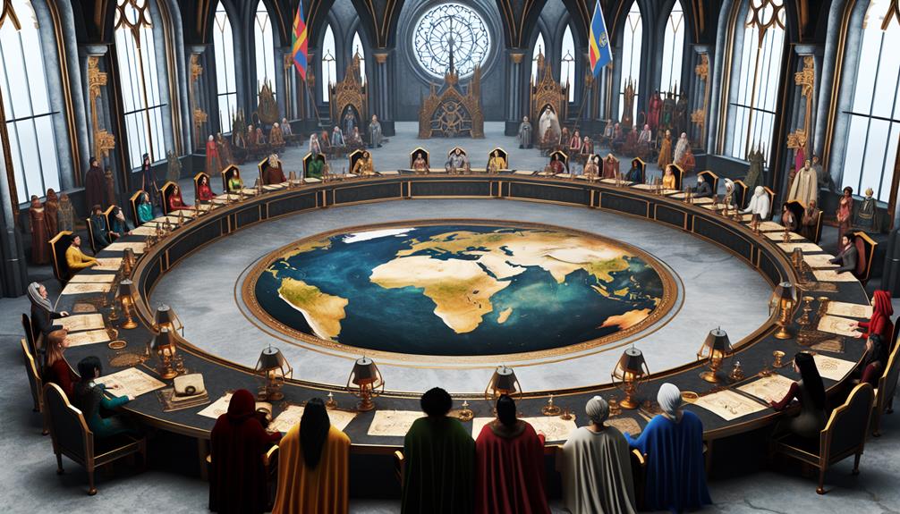 political alliances shape middle earth