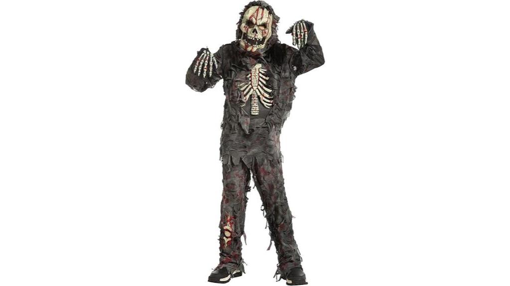 kids zombie costume set