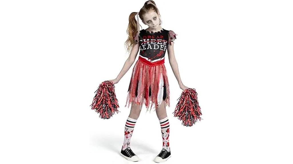 zombie cheerleader halloween costume